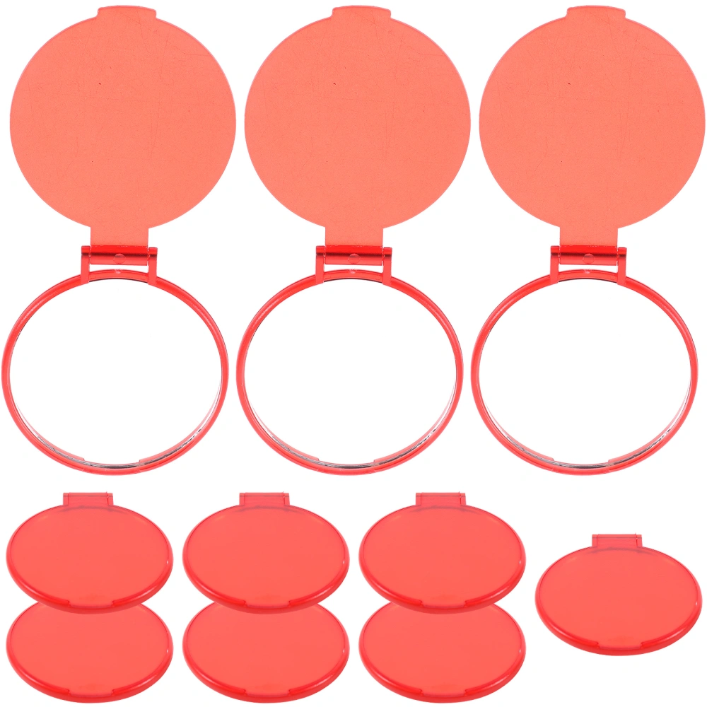 12 pcs Mini Makeup Mirrors Portable Mirror Small Mirrors Pocket Mirrors Folding Mirrors