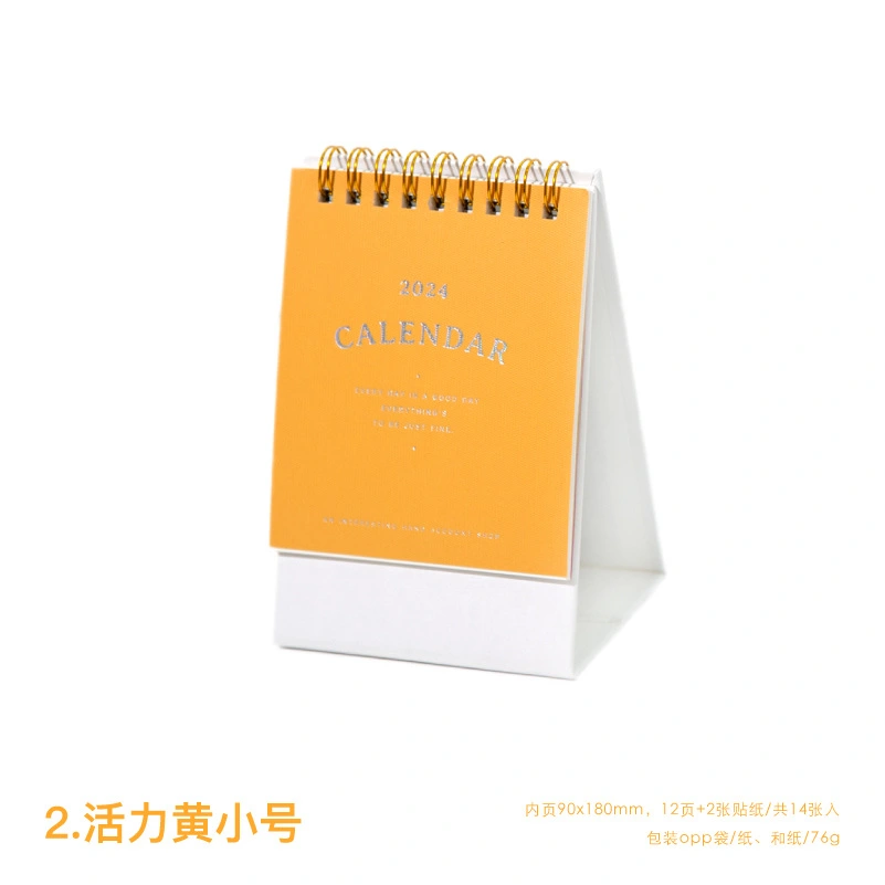 Decorative Desk Calendar Small Desk Calendar Office Standing Calendar Decoration for Office