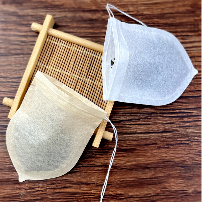 100pcs Disposable Loose Tea Filter Bags Drawstring Tea Strainer Bag Seasoning Infuser Bags