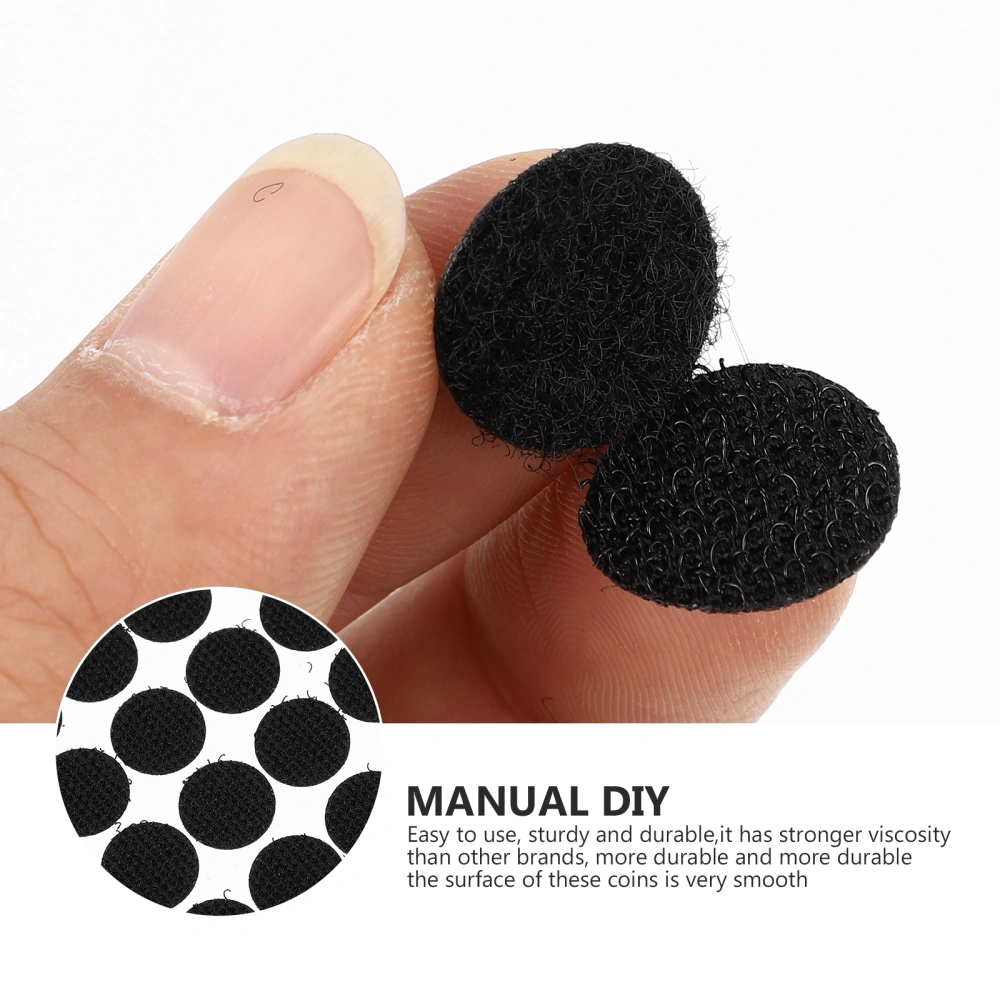 1000 Pairs Self Adhesive Dots Sticky Back Nylon Coins Hook and Loop Dots