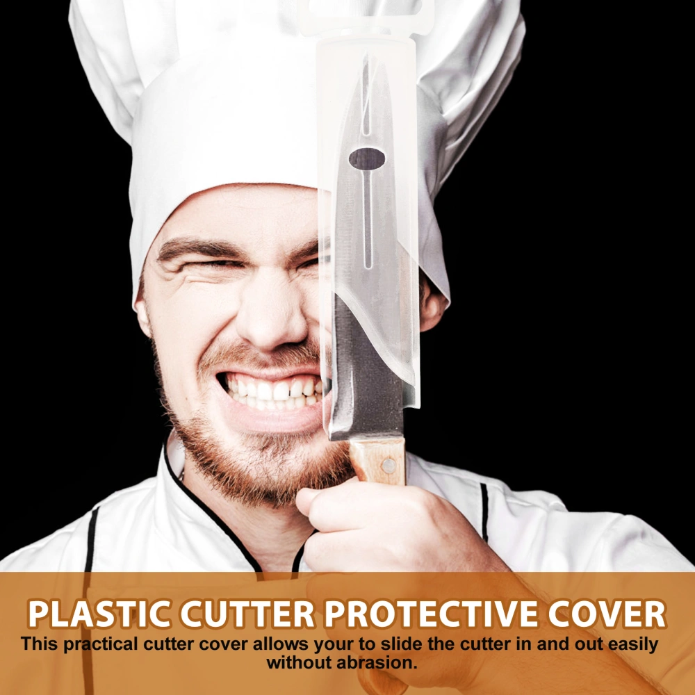 6pcs Kitchen Cutter Protective Sleeves Professional Cutter Guards Kitchen Supply