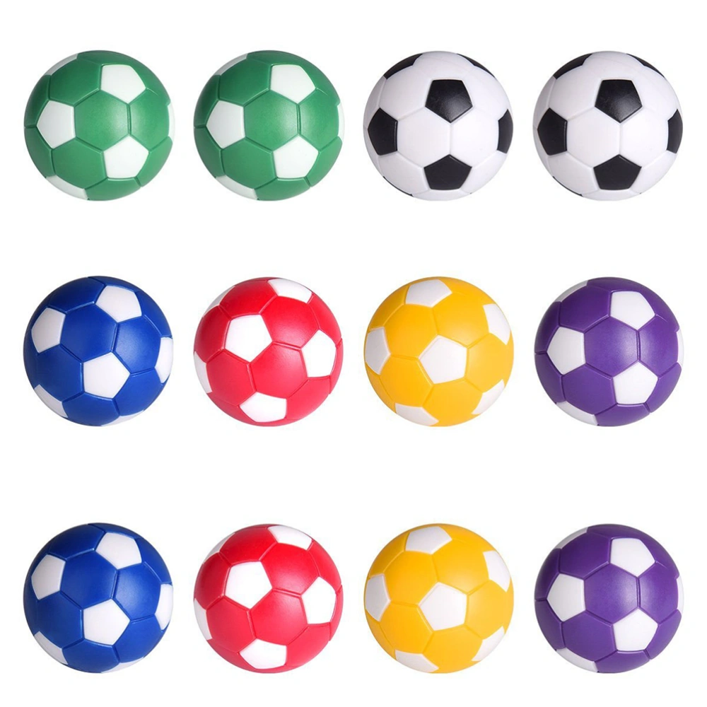 24pcs Table Soccer Foosballs Replacement Balls Mini Official Tabletop Soccer Game Ball Accessory