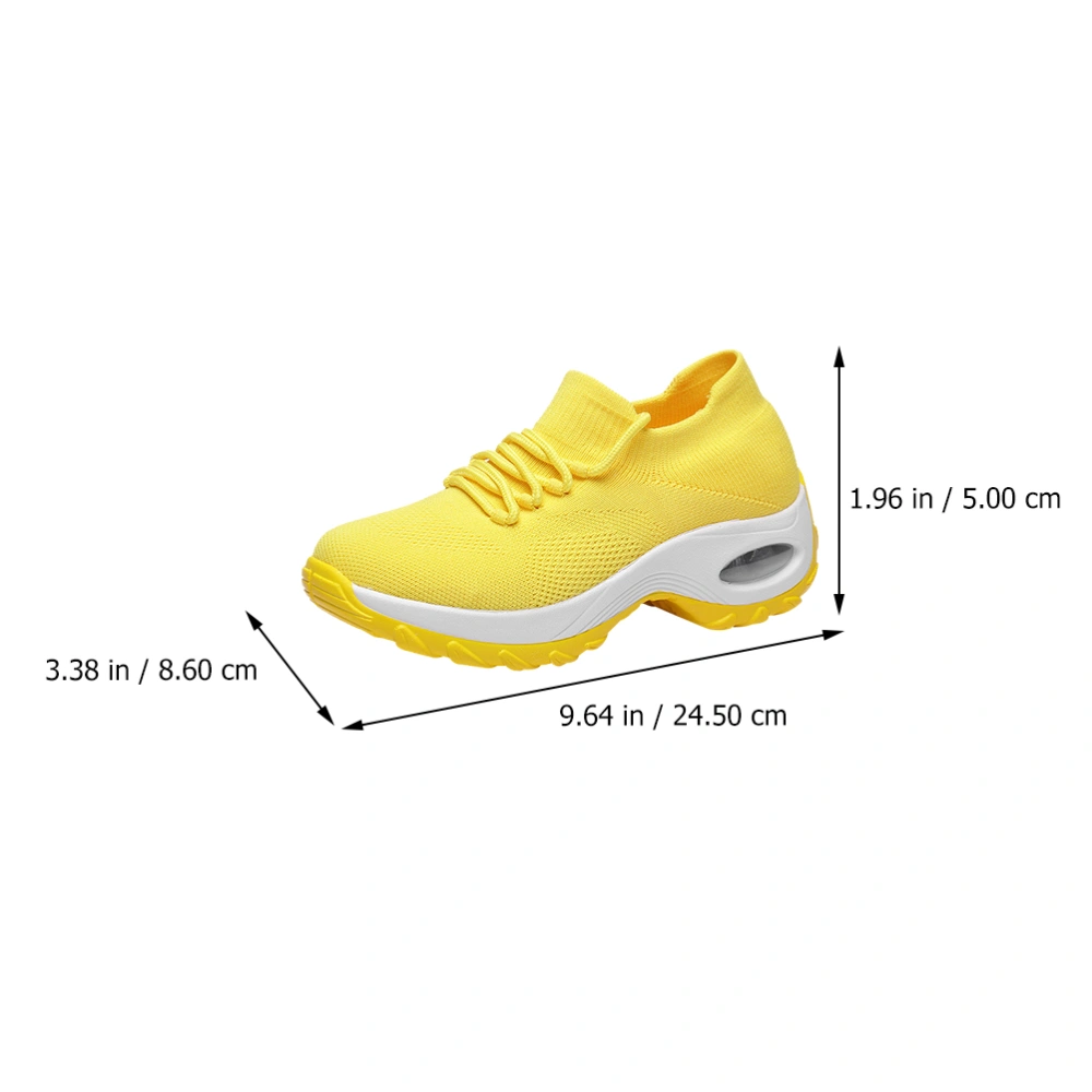 1 Pair Women Comfortable Fashion Sports Shoes Air Cushion Casual Sports Shoes