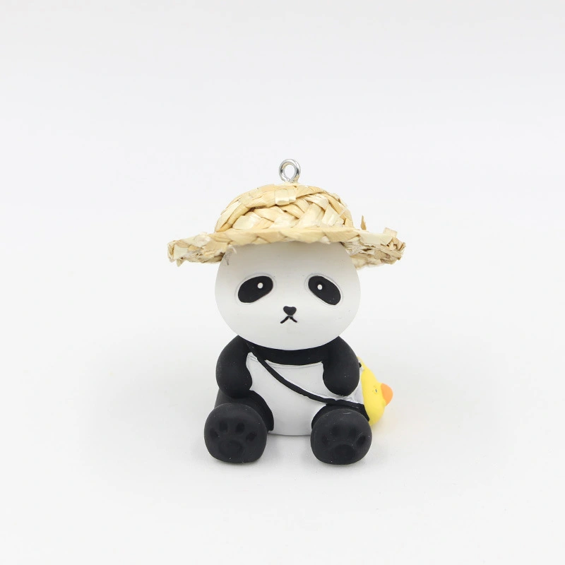 Lovely Panda Pendant Backpack Pendant DIY Panda Keychain Bag Pendant Panda Decor