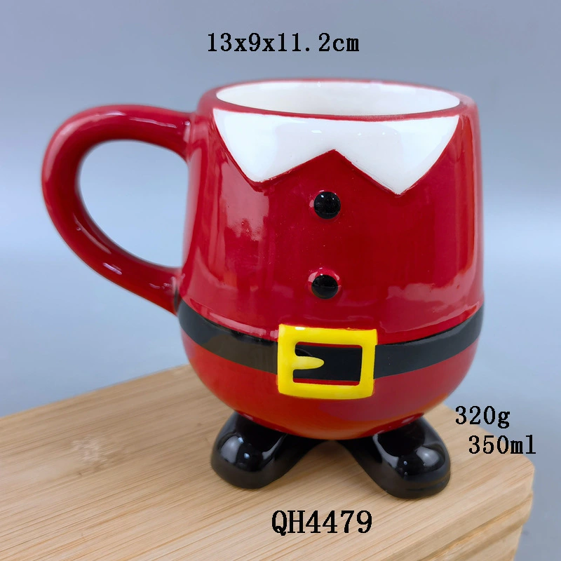 Christmas Ceramic Mug Cartoon Xmas Mug Decorative Coffee Mug Home Supplies