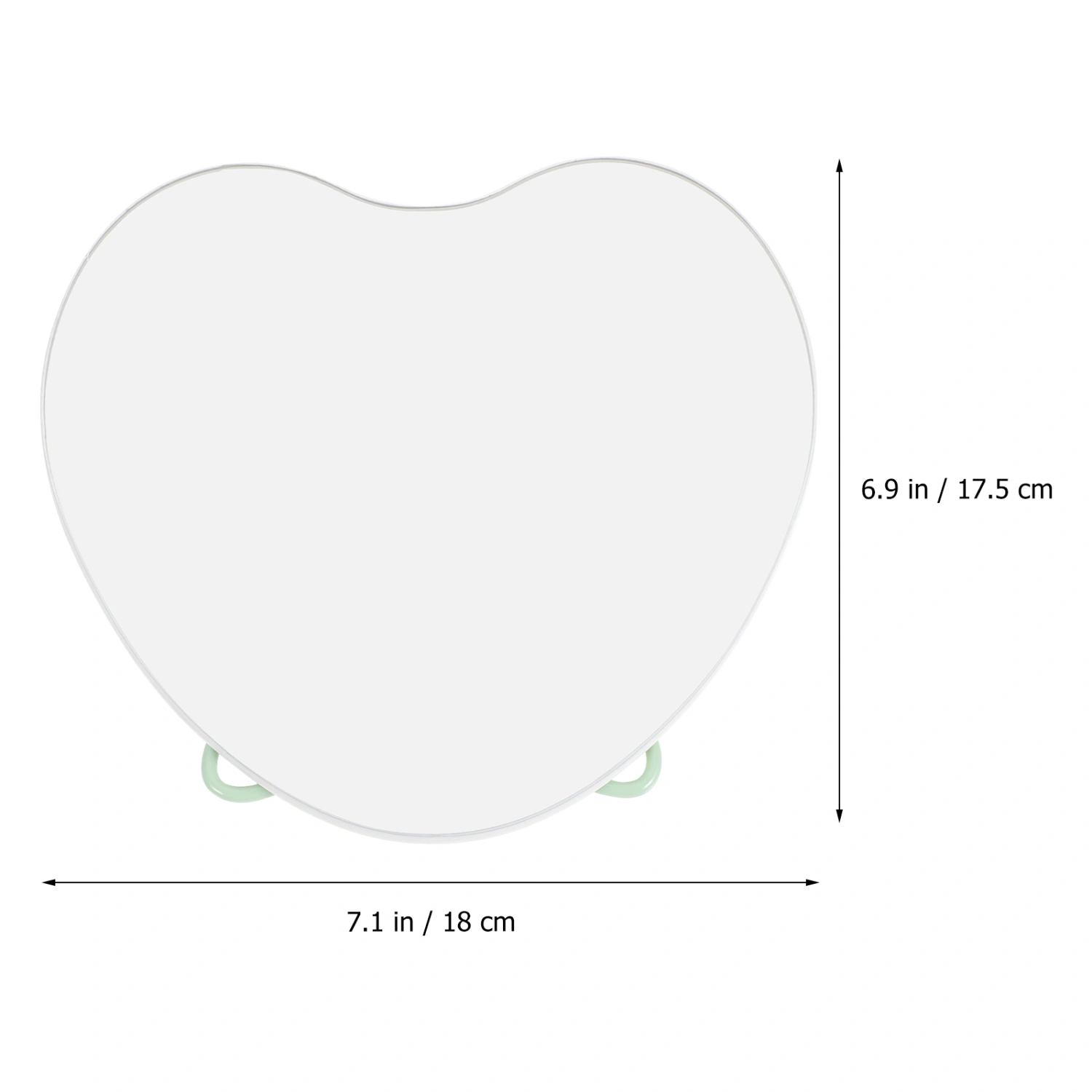 Heart Shaped Makeup Mirror Desktop Makeup Mirror Dormitory Makeup Mirror for Home