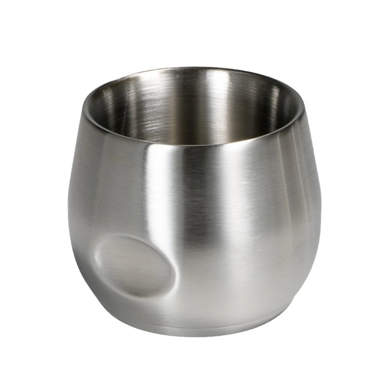 Stainless Steel Insulated Cup Anti-scald Cup Thicken Metal Cup Insulated Drinking Cup