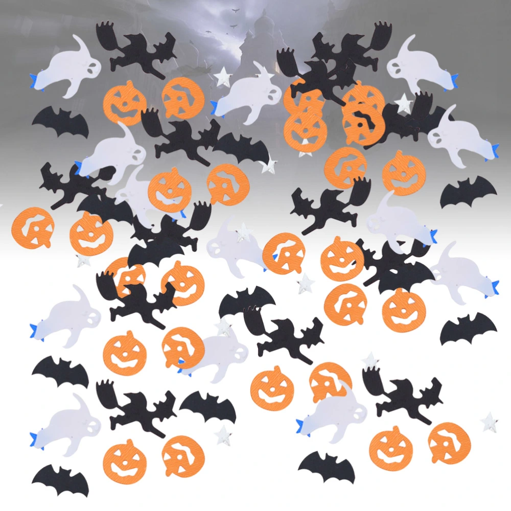 Halloween Party Table Confetti Pumpkin Star Witch Bat Mixed Scatters Funny Confetti Birthday Party Decoration