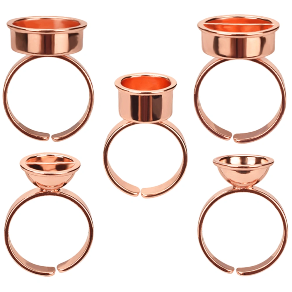 5Pcs Eyebrow Tattoo Ink Ring Tattoo Ink Holder Tattoo Ink Ring Cups Eyebrow Pigment Container