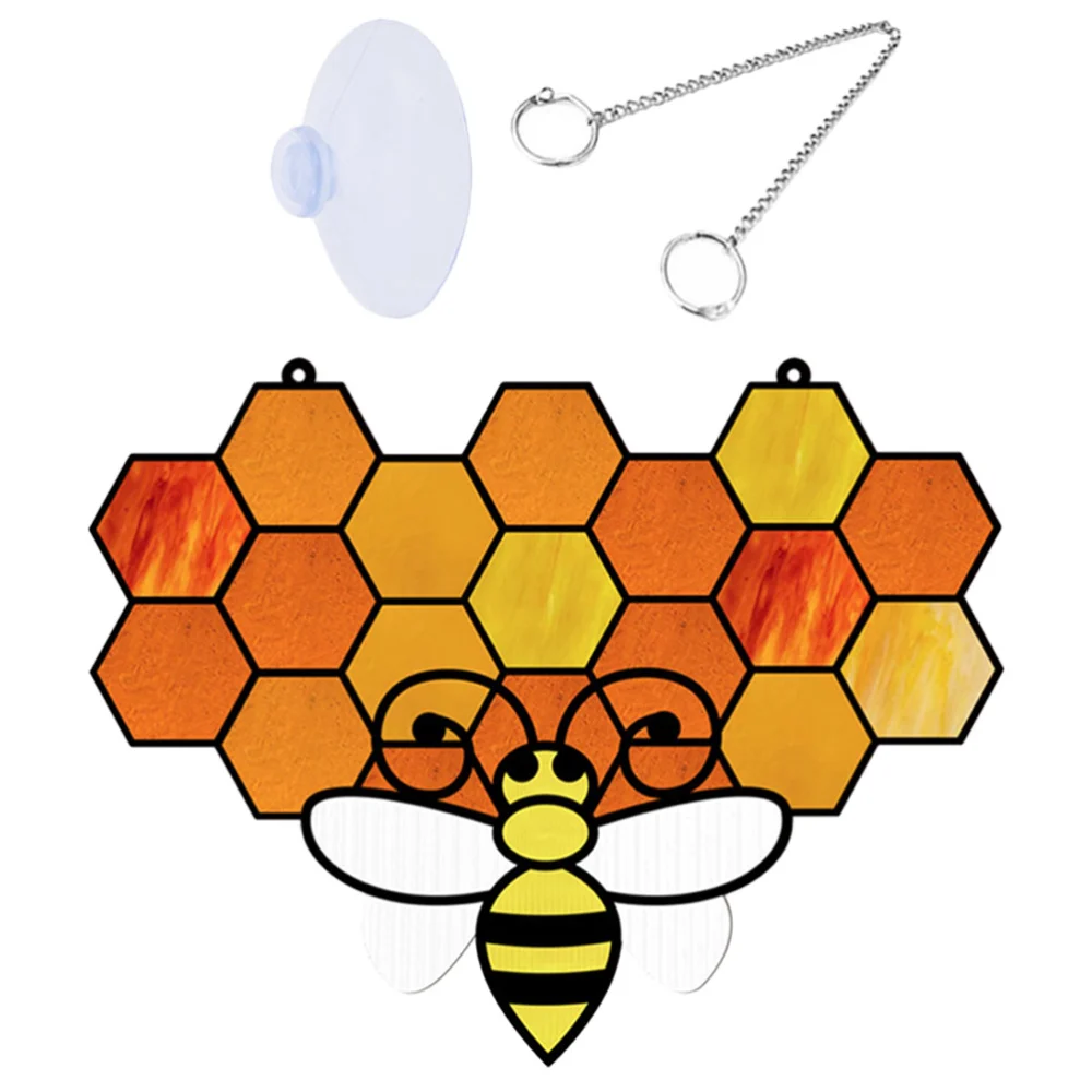 Bee Hanging Decor Window Hanging Decoration Bee Hanging Ornament Bee Decoration for Front Door