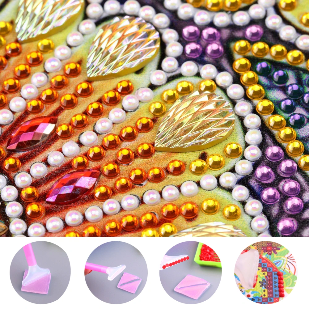 54pcs DIY Embroidery beads painting Wax Storage Case Painting Glue Clay