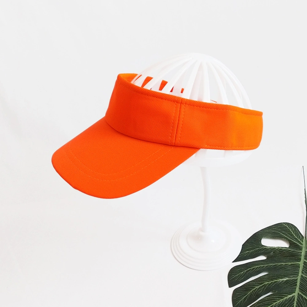 1pc Outdoor Sports No Sun Baseball Hat Outdoor Summer for Outdoor Use (Orange Adjustable)