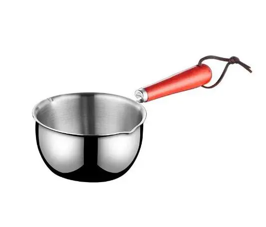 Stainless Steel Sauce Pan Small Induction Pot Kitchen Cookware For Cooking Boiling Stewing