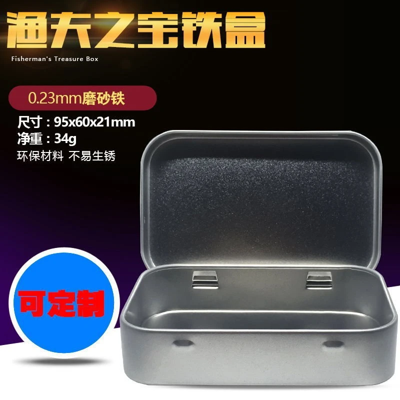 5pcs Metal Hinged Tin Box Empty Small Hinged Tin Container Tinplate Box for Pills Cards Jewelries