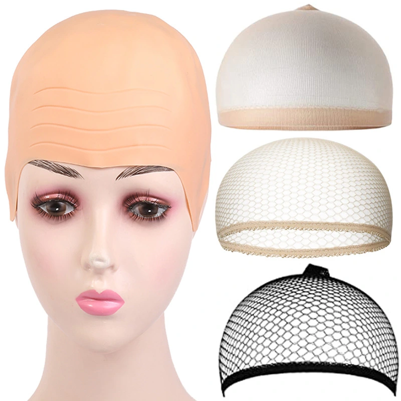 1 Set Latex Wig Hair Nets Set Wig Fishnet Wig Caps Women Cosplay Wig Caps Stage Props