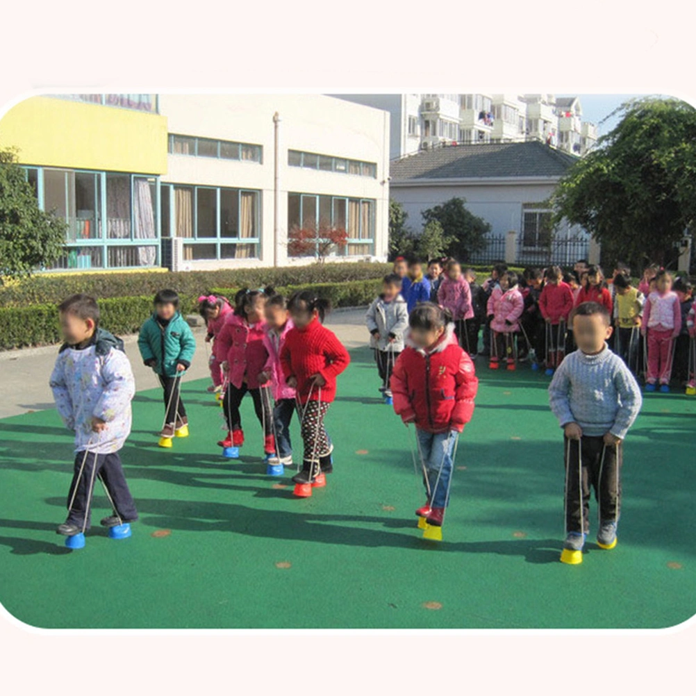 4pcs Stilts Toys Sensory Training Stilts Equipment Children Kids Outdoor Games Early Education Balance Ability Developing Toys (Random Color)