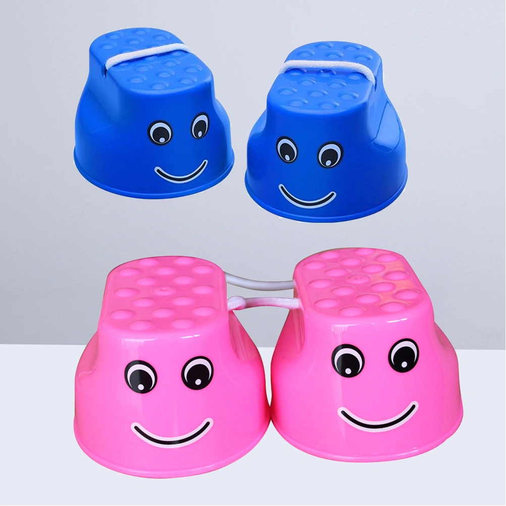 4pcs Stilts Toys Sensory Training Stilts Equipment Children Kids Outdoor Games Early Education Balance Ability Developing Toys (Random Color)