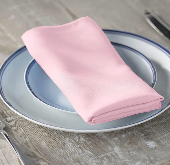 8pcs Cloth Napkins Soft Washable Dinner Napkins Party Satin Napkins Water Absorption Napkins