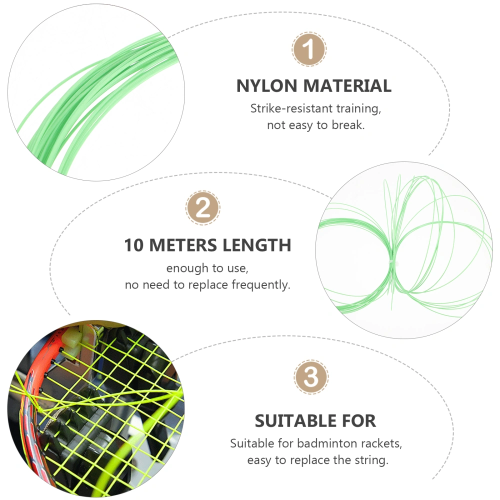 1 Roll Badminton Racket String Training Racket String Badminton String Nylon Badminton Thread