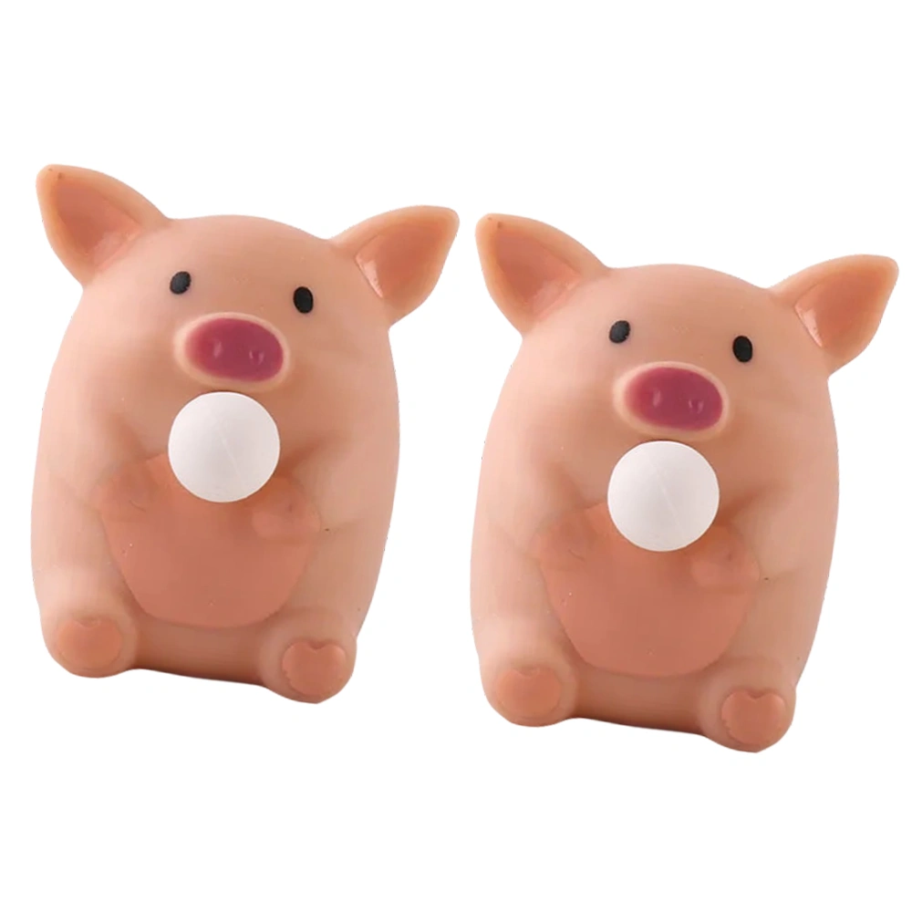 3pcs Funny Pig Stretchy Toy Interesting Pig Slow Rising Plaything for Festive Party Gift