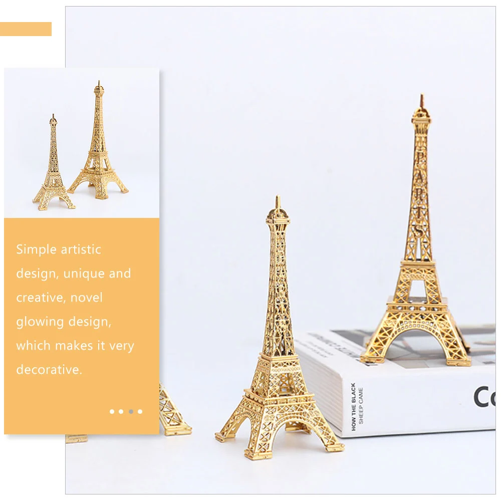 Decorative Eiffel Tower Model Iron Eiffel Tower Decoration Home Desktop Ornament