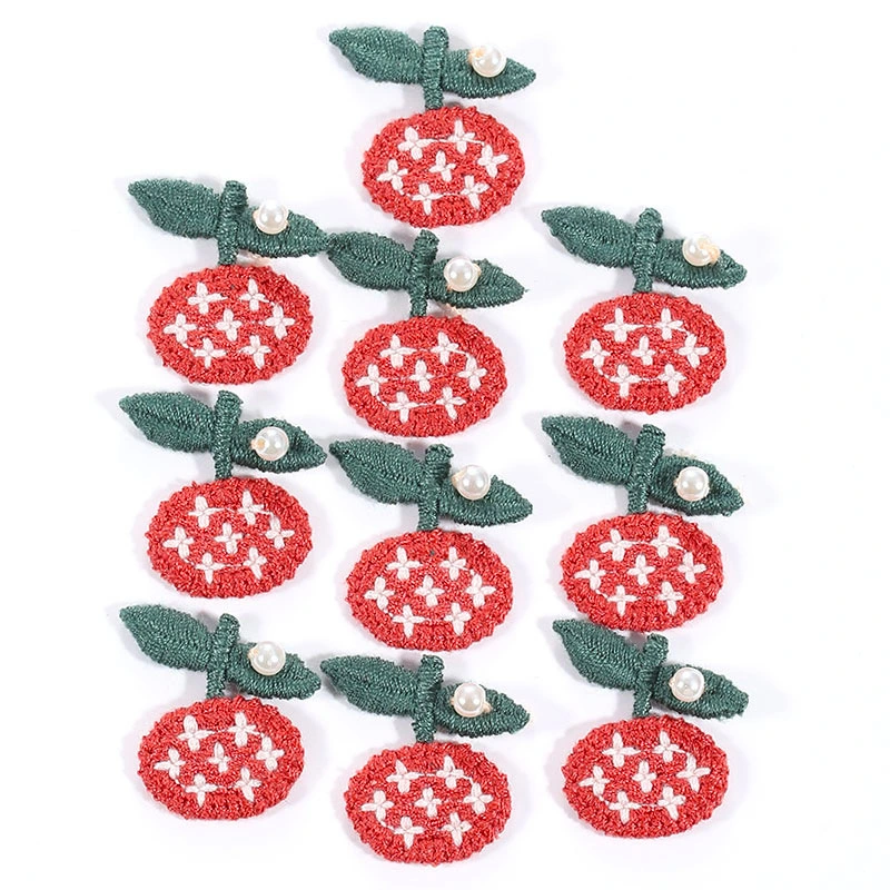 10pcs Flower Cloth Patches Iron On Patches Embroidered Applique Craft Patches Sew On Patches