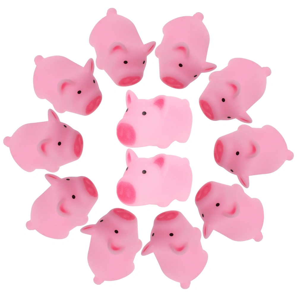 20Pcs Simulation Pig Squeeze Toy Stress Relief Plaything Tricky Toy Gift