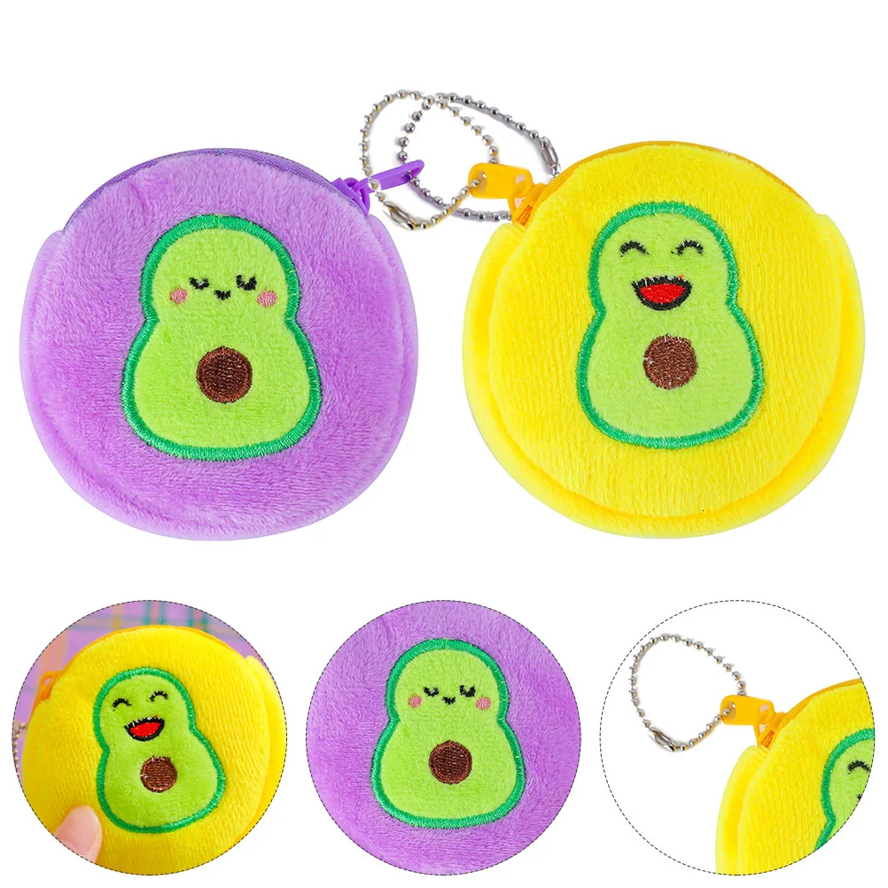 4Pcs Cartoon Earphone Bag Storage Pouch Coin Bag for Kids Girls Teens Women
