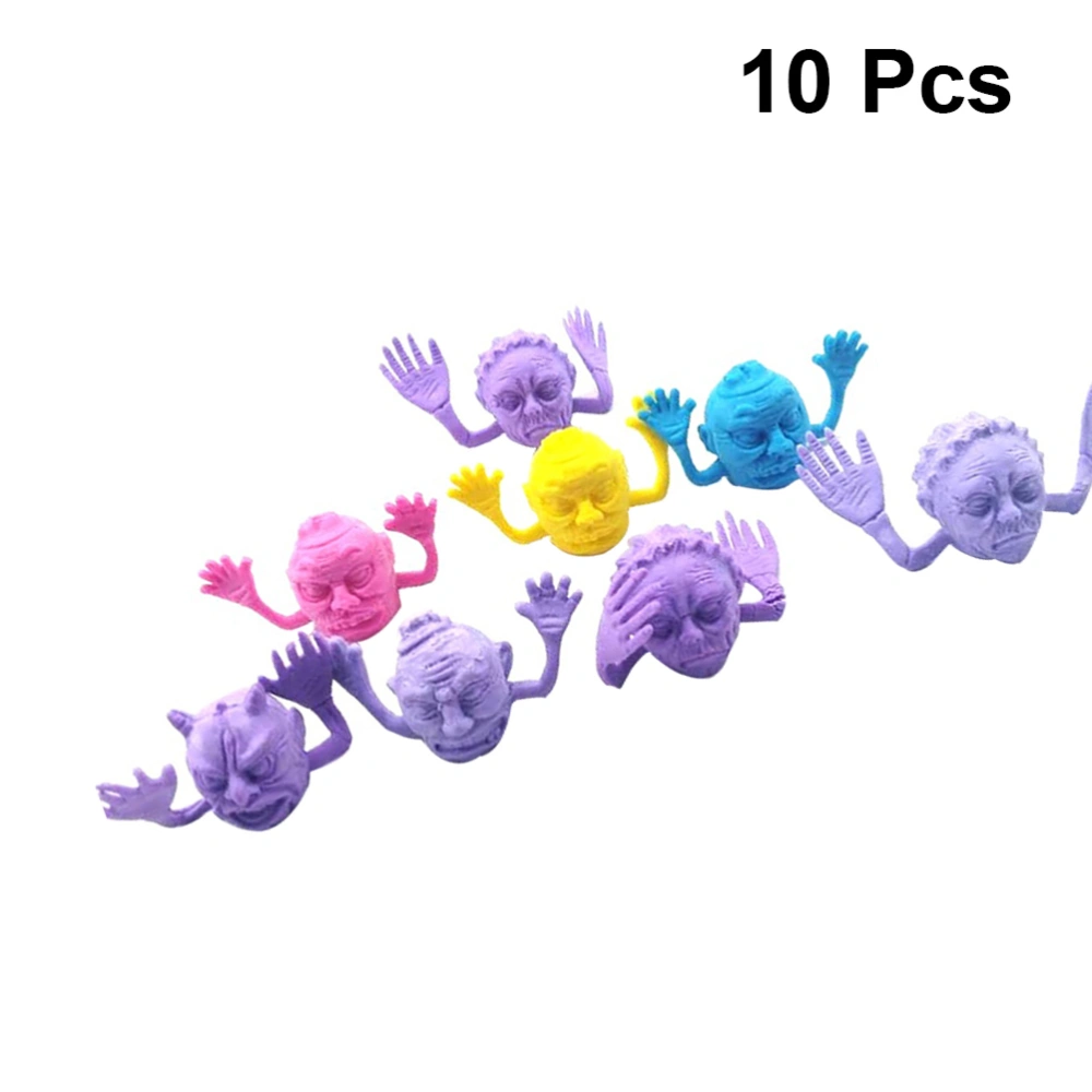 10PCS Creative Plastic Pencil Funny Pencil Protector Pencil Toppers Pencil Extender Holder