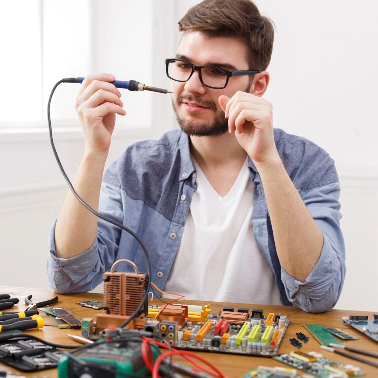 8pcs Motherboards Mounting Screws Motherboards Screws Computer Repair Screws Compatible for M.2 SSD