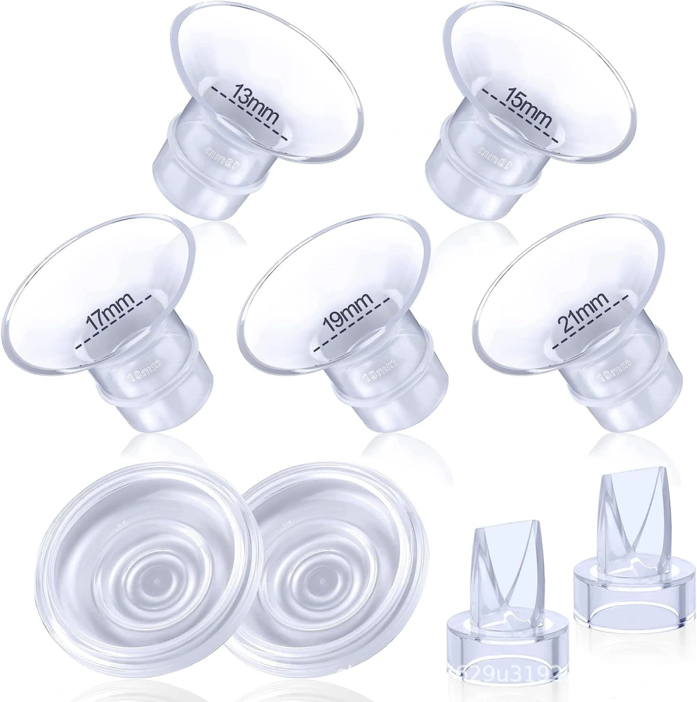 1 Set Silicone Diaphragms Duckbilled Valves Breast Pump Flange Inserts Wearable Breast Pump Parts