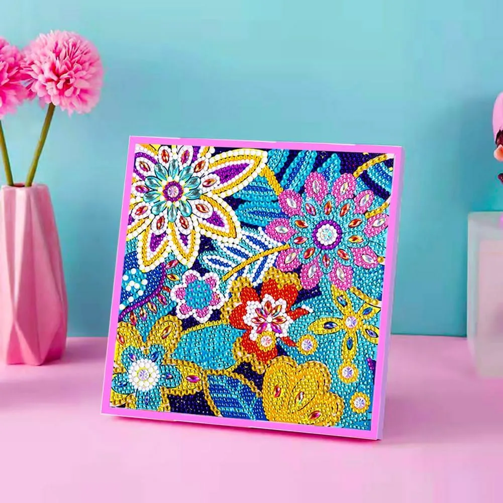 1 Set of Children Diy Diamond Drawing Material Delicate DIY Flower Painting Handcraft Accessory