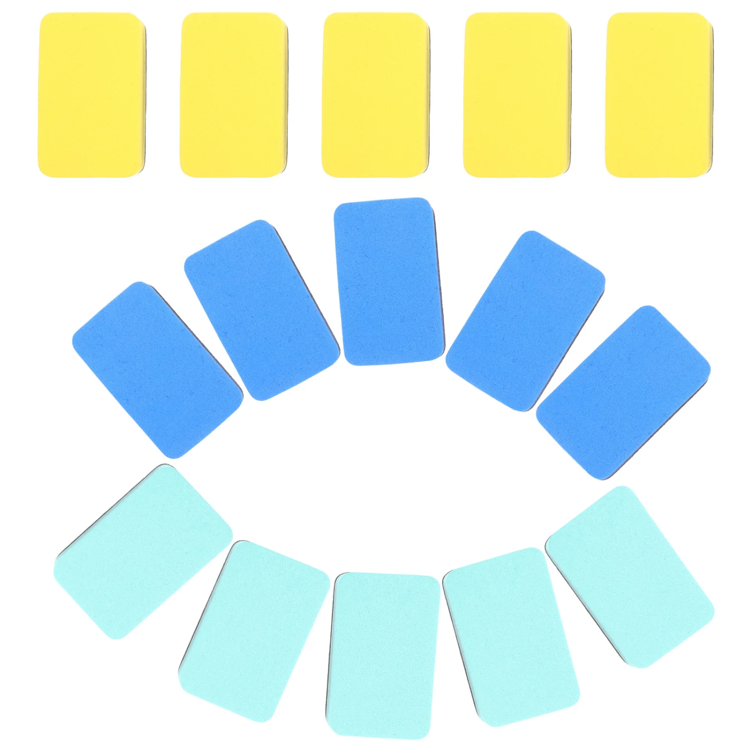 15Pcs Reusable Whiteboard Wipes Whiteboard Cleaning Tools Classroom Whiteboard Erasers
