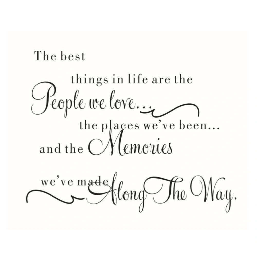 Vinyl Wall Decals Quotes Sayings Words Art Decor Lettering Vinyl Wall Art The Best Thing In Life Are The People We Love