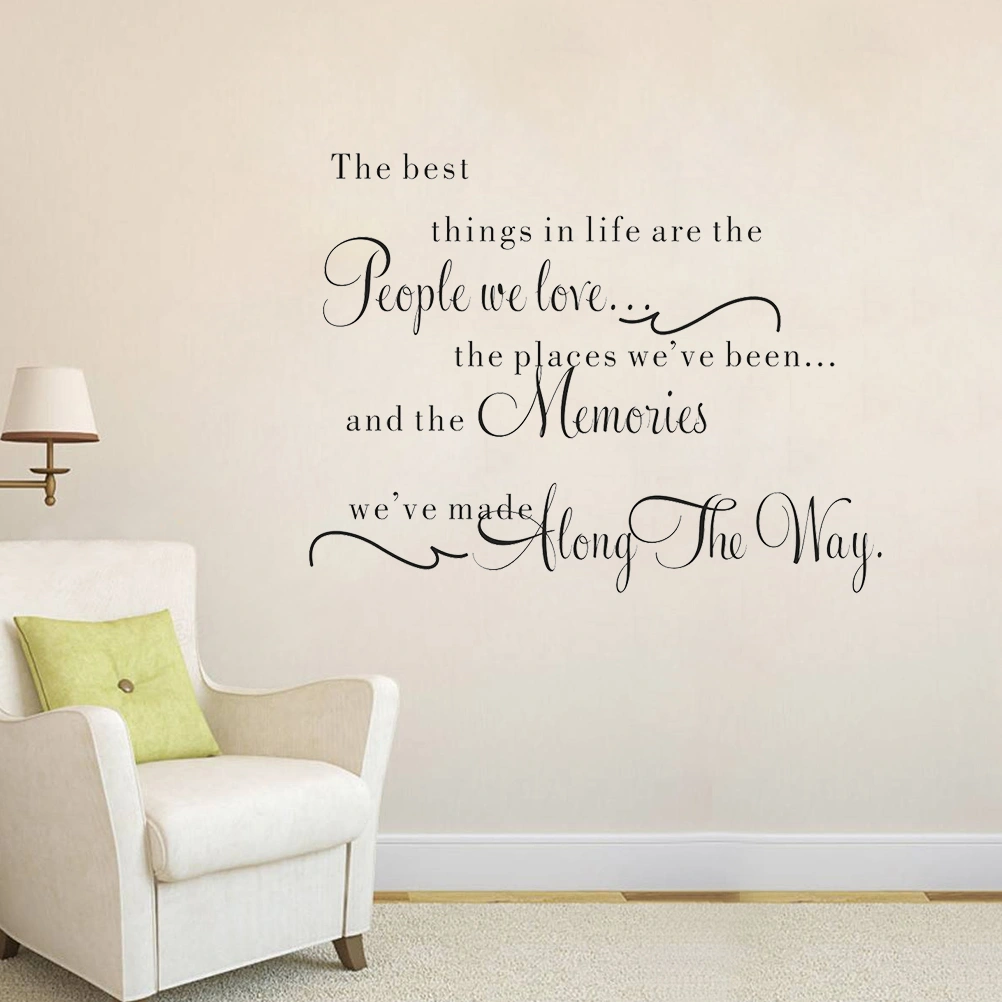 Vinyl Wall Decals Quotes Sayings Words Art Decor Lettering Vinyl Wall Art The Best Thing In Life Are The People We Love