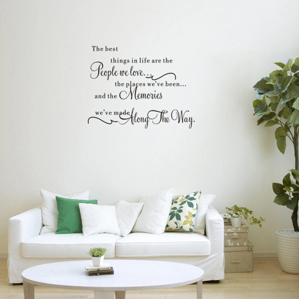 Vinyl Wall Decals Quotes Sayings Words Art Decor Lettering Vinyl Wall Art The Best Thing In Life Are The People We Love
