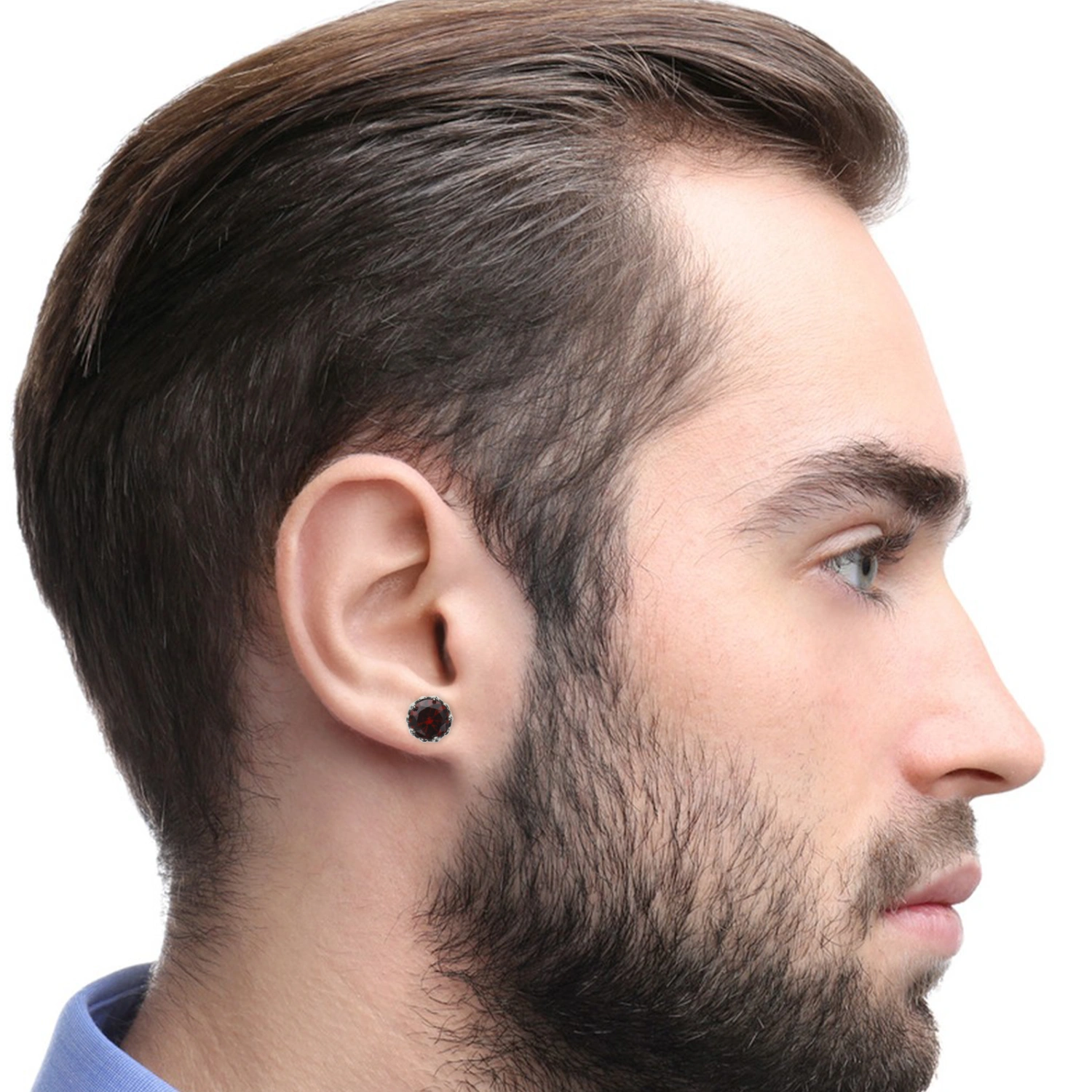 1 Pair Stud Earrings Decorative Earrings Stainless Steel Earrings Punk Earrings for Men