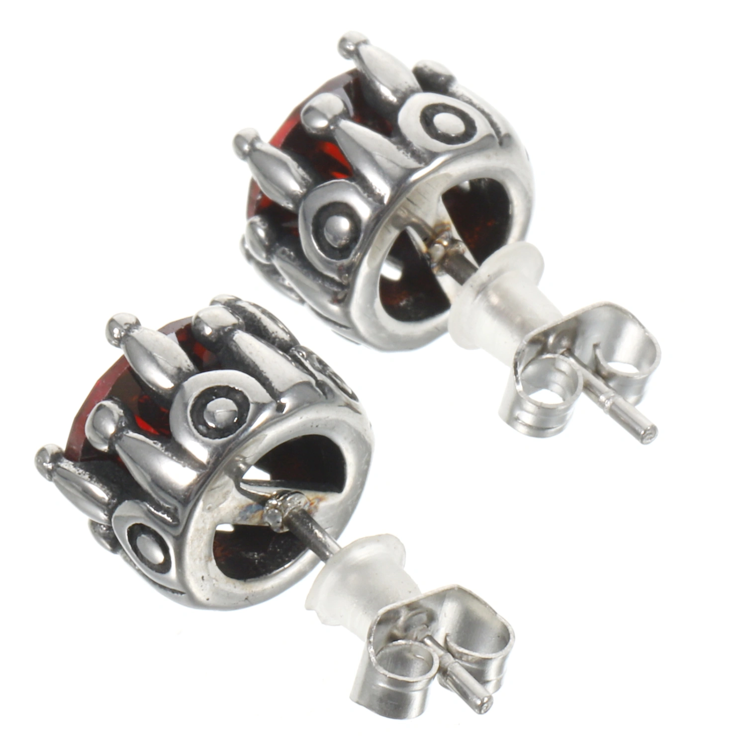 1 Pair Stud Earrings Decorative Earrings Stainless Steel Earrings Punk Earrings for Men