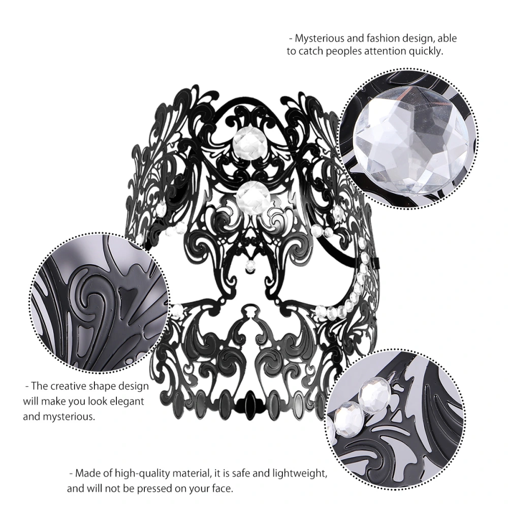 1pc Diamond Skeleton Hollow Mask Sexy Full Face Hollow Out Masquerade Skull Mask