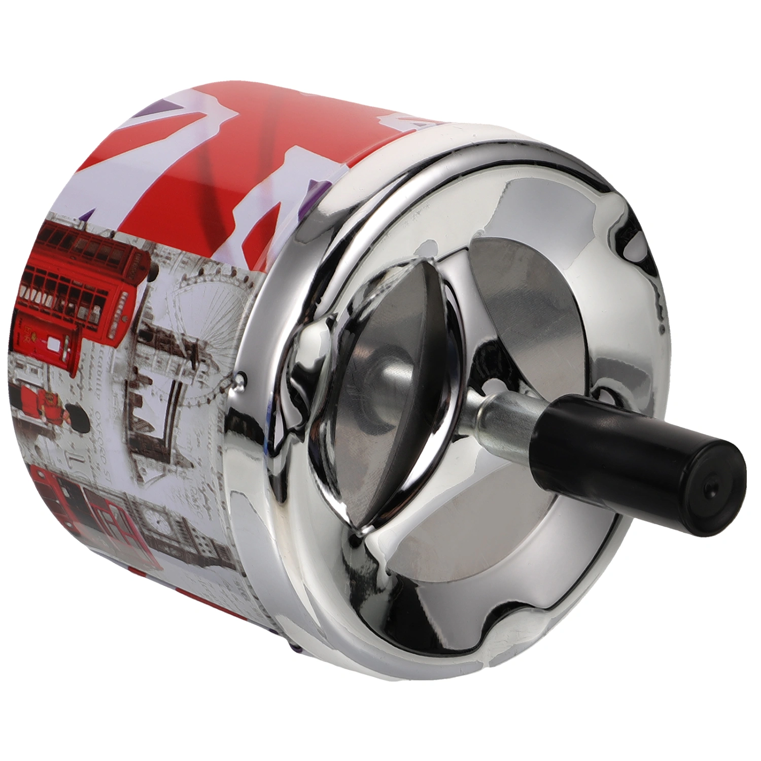 Stainless Steel Cigarette Ashtray Automatically Extinguished Ashtray Metal Ashtray for Home
