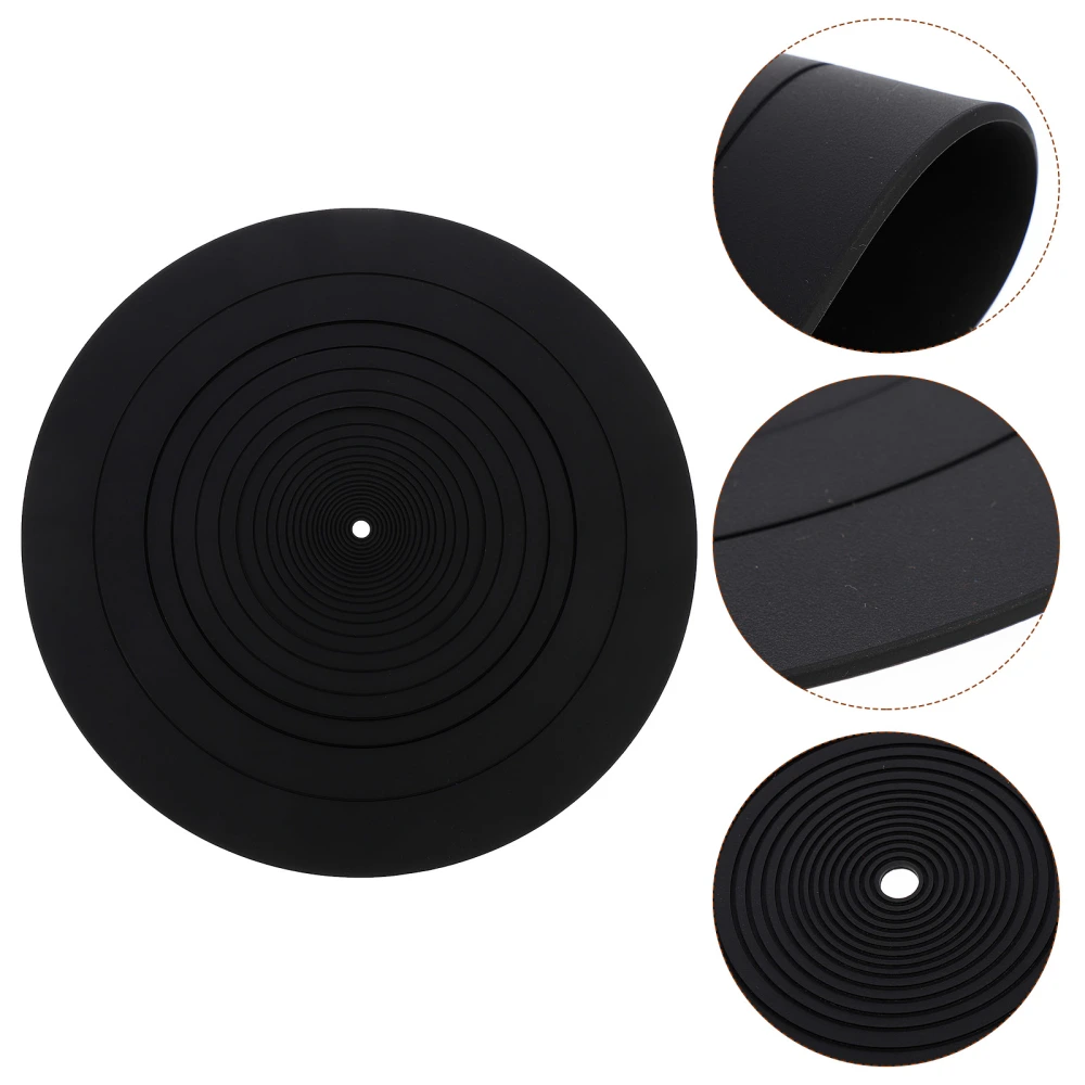 Silicone Vinyl Record Mat 295mm Anti-static Protective Pad for Turntable Disc