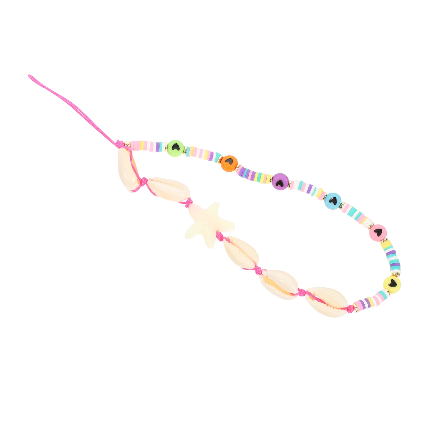 Shell Design Phone Chain Cell Phone Hanging Rope Portable Mobile Phone Lanyard