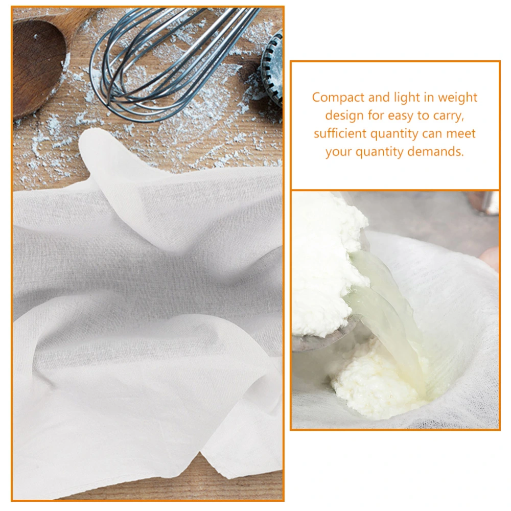 4Pcs Cheesecloth Ultra Fine Reusable Cheese Cloths Hemmed Edges Tofu Staining Cloth for Baking