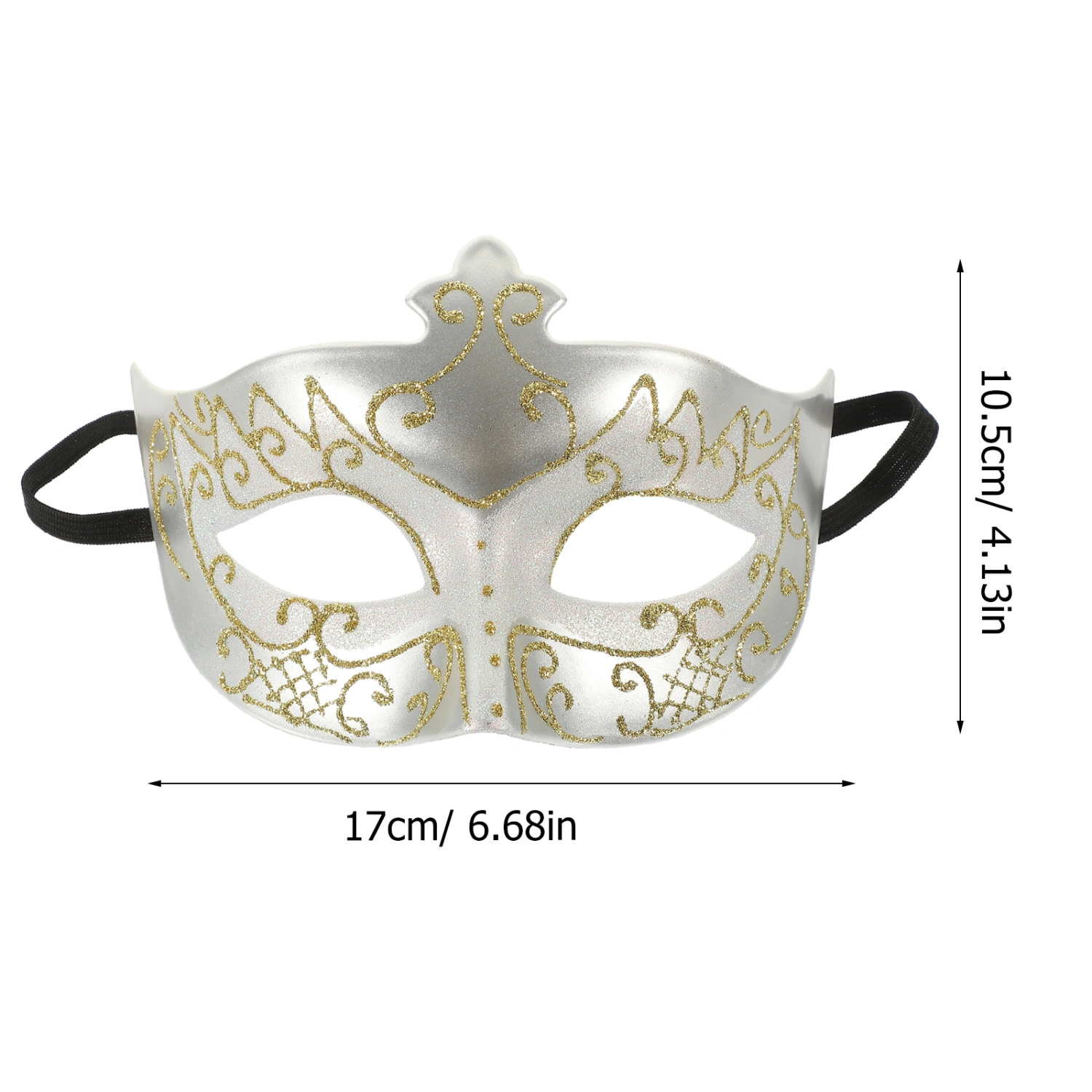 Masquerade Party Mask Halloween Cosplay Male Mask Lightweight Plastic Half-face Mask