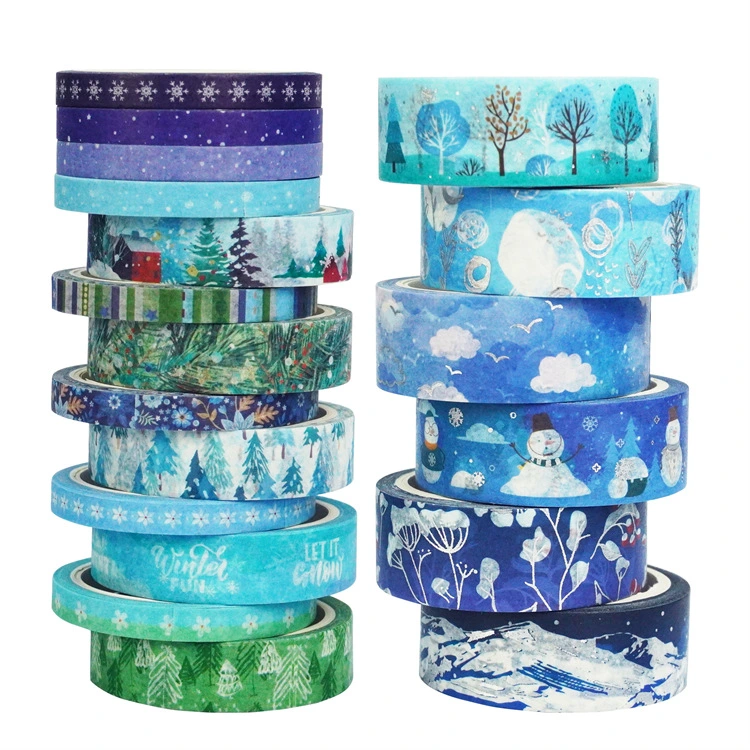 19 Rolls Christmas Washi Tape Decorative Scrapbook Tape DIY Washi Tape Christmas Decor