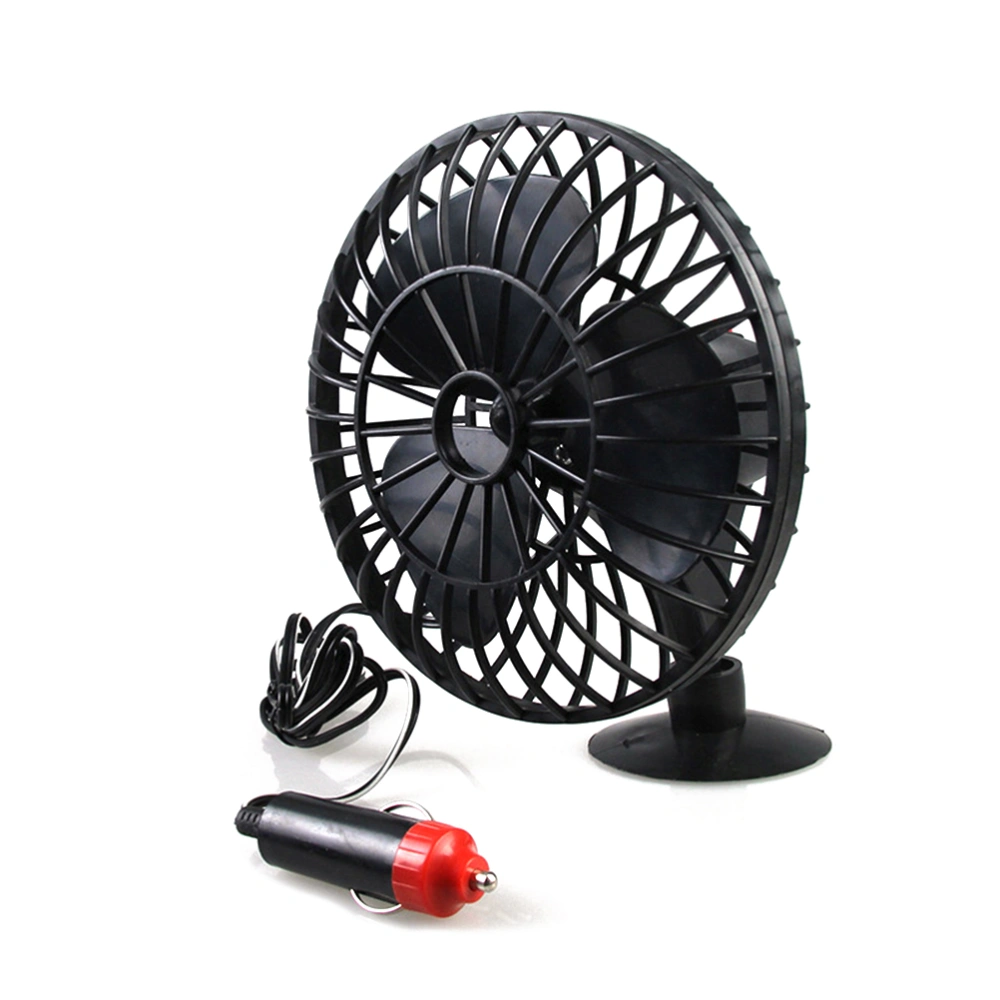 13.5cm Car Mini Electric Fan Vehicle Truck Suction Fan Portable Low Noise Cooling Air Supplier