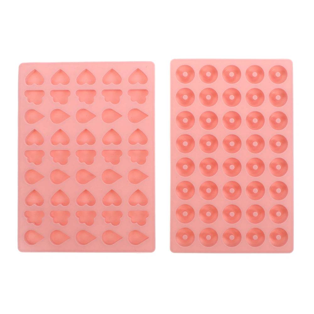 2pcs Silicone Fondant Mould Delicate Candy Mold Chocolate Mould for Home