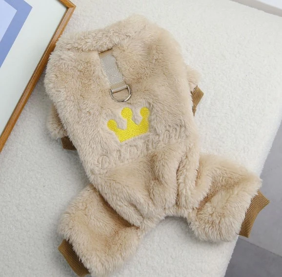 Dog Sweater Dog Winter Warm Clothes Fluffy Dog Clothes Comfortable Warm Winter Dog Clothes