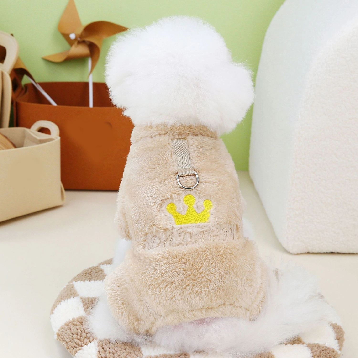 Dog Sweater Dog Winter Warm Clothes Fluffy Dog Clothes Comfortable Warm Winter Dog Clothes
