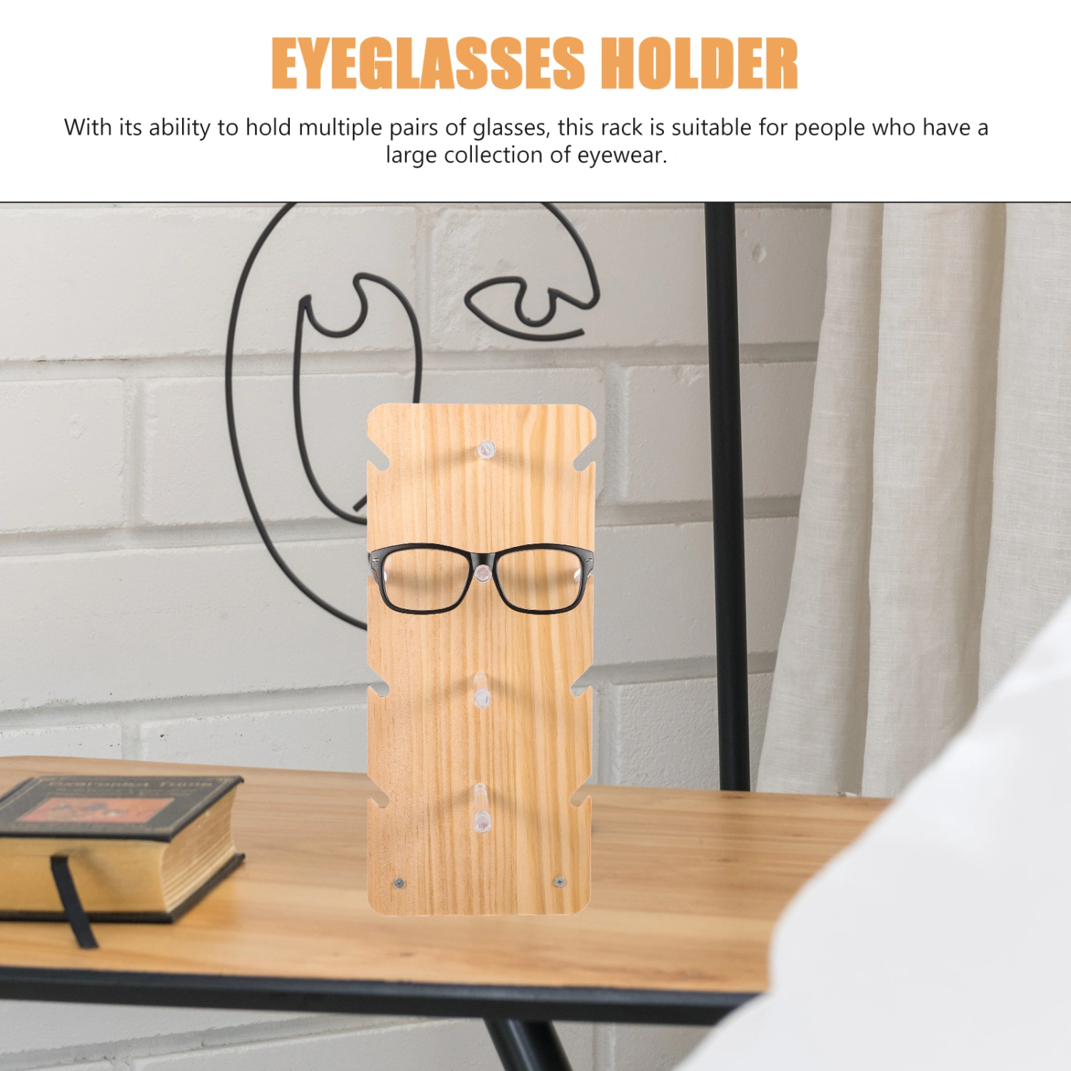 Wood Sunglass Display Stand Glasses Holder Jewelry Display Holder Home Jewelry Stand